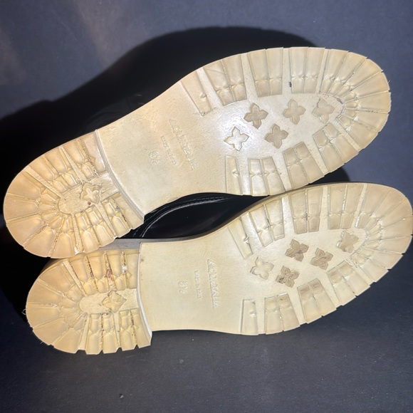 Aquatalia Oxblood Leather Lace Up Ankle Boots - Picture 5 of 17